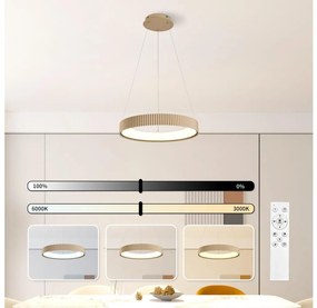 Brilagi - Dimmelhető LED függőlámpa kábelen FALCON MODERN LED/30W/230V 40 cm bézs + távirányító