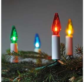 Karácsonyi lánc FELICIA 10,5 m 16xE10/14V/230V színes