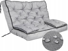 Kerti párna szett Magas oldal 100x60x50 cm padhoz Vízálló