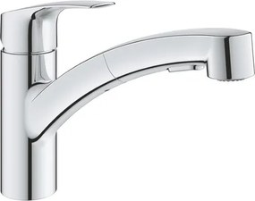 Grohe Eurosmart mosogató csaptelep kihúzható zuhannyal, 2 áram króm 1012310000 G1012310000