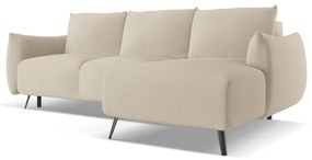 Bézs sarokkanapé (jobb oldali) Malie – Makamii