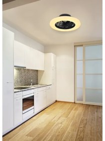Globo 03628B - LED Dimmelhető mennyezeti lámpa ventilátorral LED/30W/230V + távirányító