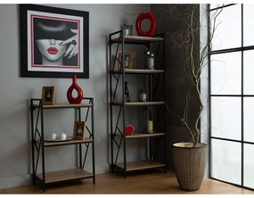 Tablo R3 99cm Könyvespolc Tölgy - Sötétbarna