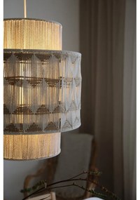 Natúr színű függőlámpa textil-juta búrával ø 45 cm Ano – Markslöjd