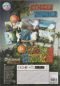 Dinoszaurusz Expedition puzzle matrica szett