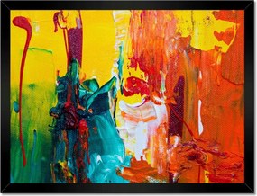 Poszterek keretben 40x30 Absztrakt Oroszlán