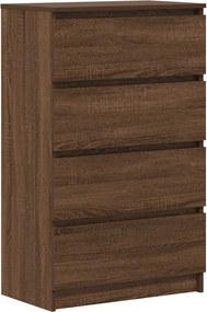 vidaXL barna tölgyszínű szerelt fa tálalószekrény 60 x 35 x 98,5 cm