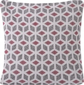 Párnahuzat 45x45 Dimo geometria piros fekete