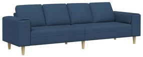 Kanapé Szett Kék szövet