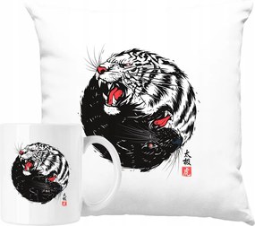 Bögre szett Tigris tigris macska japán cica 1 ötlet Ajándék