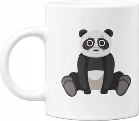 Panda bögre nyomott mintával Fehér Ajándék Név Ajándék