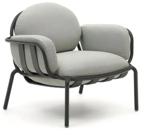 Szürke fém kerti fotel Joncols – Kave Home