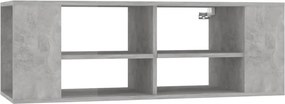 vidaXL betonszürke szerelt fa falra szerelhető TV-szekrény 102x35x35cm