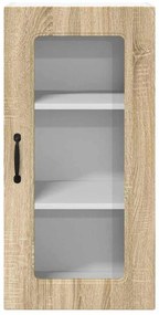 Fali konyhaszekrény 2 pcs Sonoma tölgy 40 x 31 x 80 cm Faanyag