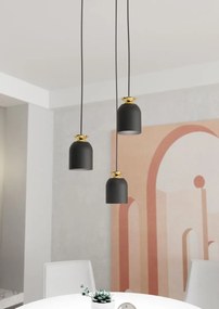 Emibig modern függeszték target fekete emi1400/3prem