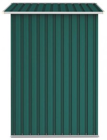 zöld horganyzott acél kerti fészer 205 x 129 x 183 cm