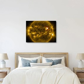 Üvegkép - A Nap felszíne napkitörésekkel (70x50 cm)