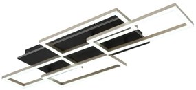 Globo 67359-40A - LED dimmelhető mennyezeti lámpa JEFFRY 40W/230V 32,5x87,5 cm fekete + távirányító