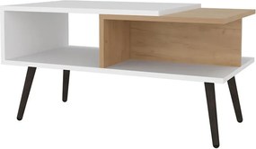 Dohányzóasztal 45x30x60 cm fehér FUR1819-1