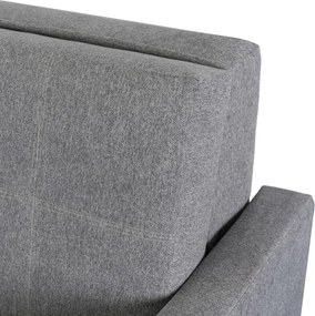 2 db-os szett, kétszemélyes ágyazható fotel szürke színben MILAN 2