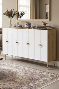 Enlem 120 - Sapphire Oak, White
