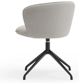 Világosszürke kárpitozott étkezőfotel szett 2 db-os Add – Teulat