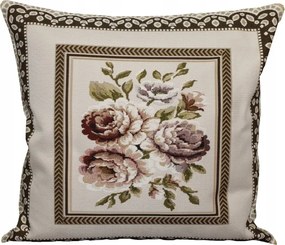 Gobelin Párnahuzat 45x45 cm Virágok NO.2