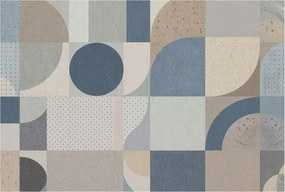 Falfestmény Tapéta Prémium Geometrikus mozaik 104x70 Ragasztó