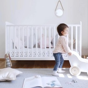WO 2az1-ben Classic Cot Bed kiságy 140x70 Tároló fiók: Tároló fiók nélkül