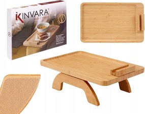 Tálca Kanapé Asztal Bambusz Fotel praktikus Boho Tablet Tartó