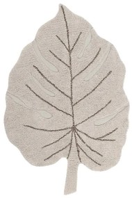 Bézs mosható kézi szövésű pamut gyerek szőnyeg 120x180 cm Monstera Natural – Lorena Canals
