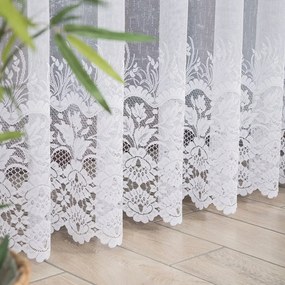 Függöny hosszú 250cm jacquard mintás alsó 0,5m finom eső újdonság