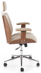 Gettysburg irodai szék, bézs / dió