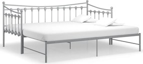 vidaXL szrüke fém kihúzható kanapéágy-keret 90 x 200 cm