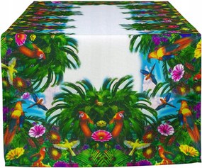 Futófelület 40x140 Dzsungel papagáj asztalhoz
