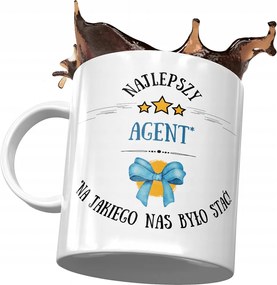 Bögre Ügynöknek Legjobb Ügynök Ajándék Nyomtatott Fotóval