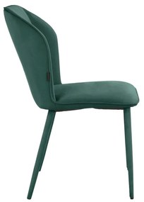 Zöld bársony étkezőszék szett 2 db-os Wilma – Støraa