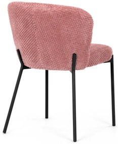 Étkezőszék garnitúra Bouclé CT-W1077 PINK2, 4 db