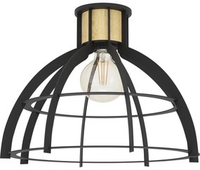 Eglo 43768 - Mennyezeti lámpa STILLINGTON 1xE27/40W/230V fekete