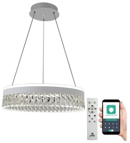 NEDES LED dimmelhető csillár zsinóron LED/90W/230V 3000-6500K fehér + távirányítás ND3911