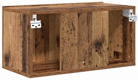 TV szekrény 3 pcs Barna 60 x 30 x 30 cm Faanyag