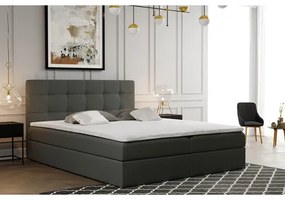 CAMILA ágy 140x200 cm Sötétszürke