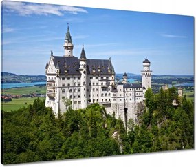 Vászonkép 80x60 Neuschwanstein kastély