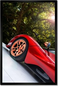 Poszterek keretben 40x60 Detomaso Autó