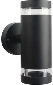Kültéri fali lámpa RINO 2xGU10/12W/230V IP54 fekete
