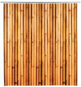 WENKO 25233100 - BAMBUSA zuhanyfüggöny 180x200 cm barna