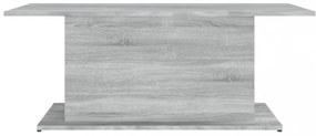 szürke sonoma szerelt fa dohányzóasztal 102x55,5x40 cm