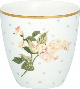 Porcelán Bögre latte mini Asta White Green Gate, 125 ml