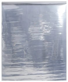 ezüst PVC tükröző statikus napsugárzás elleni fólia 45 x2000 cm