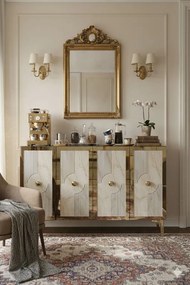 Pega 120 - White, Travertine, Gold